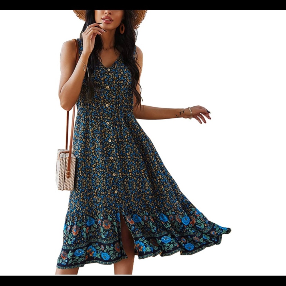 Boho Sleeveless Dress